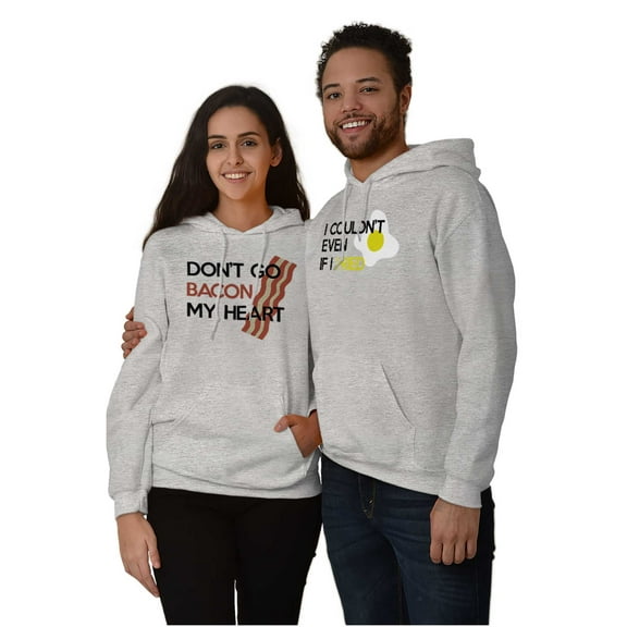 Matching Set Friends Couples Brunch Unisex Plus Fleece Graphic Hoodie Brisco Brands 3X