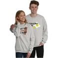 thumbnail image 1 of Matching Set Friends Couples Brunch Unisex Plus Fleece Graphic Sweatshirt Brisco Brands 2X, 1 of 6