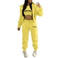 thumbnail image 1 of Matching Set Women Clearance Baggy Thick and Warm 2 Piece Outfits for Women Lounge Comfortable Joggers Women Sweat Suits 2 Piece Set Walmart Clearance, 1 of 4