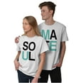 thumbnail image 1 of Matching Set for Couples Soul Mates Men's Graphic T Shirt Tees Brisco Brands M, 1 of 6