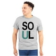 thumbnail image 1 of Matching Set for Couples Soul Mates Plus Size Crewneck Graphic Tee Shirt Brisco Brands 2X, 1 of 5