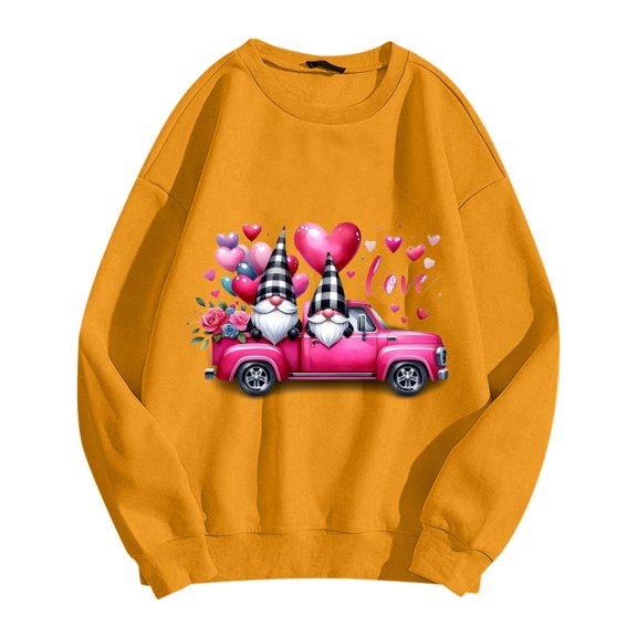 Matching Shirts for Couples Ladies Sweatshirts Husband and Wife Lightweight Pullover Tops Crew Neck Sweatshirt for Mens Unisex Graphic Print Crewneck Pullover Soft Casual Long Sleeve Hoodless Top