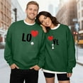 thumbnail image 1 of Matching Shirts for Couples Men's Sweatshirts Husband and Wife Lightweight Pullover Tops Womens Sweatshirts Lover Long Sleeve Sweater for Valentines Day Sweatshirts for Men, 1 of 4