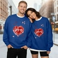 thumbnail image 1 of Matching Shirts for Couples Mens Crewneck Sweatshirts Husband and Wife Matching Outfits Womens Sweatshirts Lover Long Sleeve Sweater for Valentines Day Sweatshirts for Women, 1 of 4