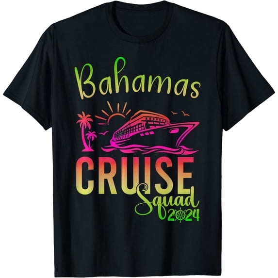Bahamas Cruise Squad 2024 Matching T-Shirt