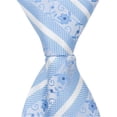 thumbnail image 1 of Matching Tie Guy 4598 X9 - 48 in. Necktie - Blue With Flowers, 12-14, 1 of 1