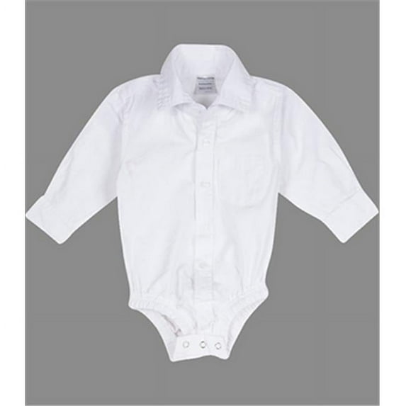 Matching Tie Guy 5463 ON1 - White Collared One Piece - 18 to 24 Month