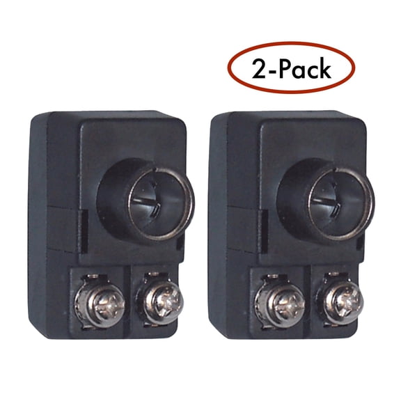 Matching Transformer Quick-Connect 300 Ohm to 75 Ohm F Coaxial Cable Flat Wire Antenna Adapter Matching Transformer – Pack 2