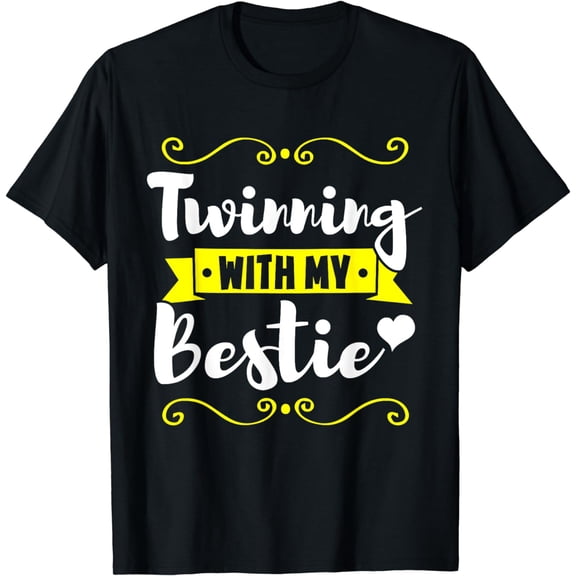 Matching Twin Friend Family Twins Day T-Shirt
