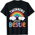 thumbnail image 1 of Matching Twin Twinning With My Bestie Spirit Week Friend T-Shirt, 1 of 4