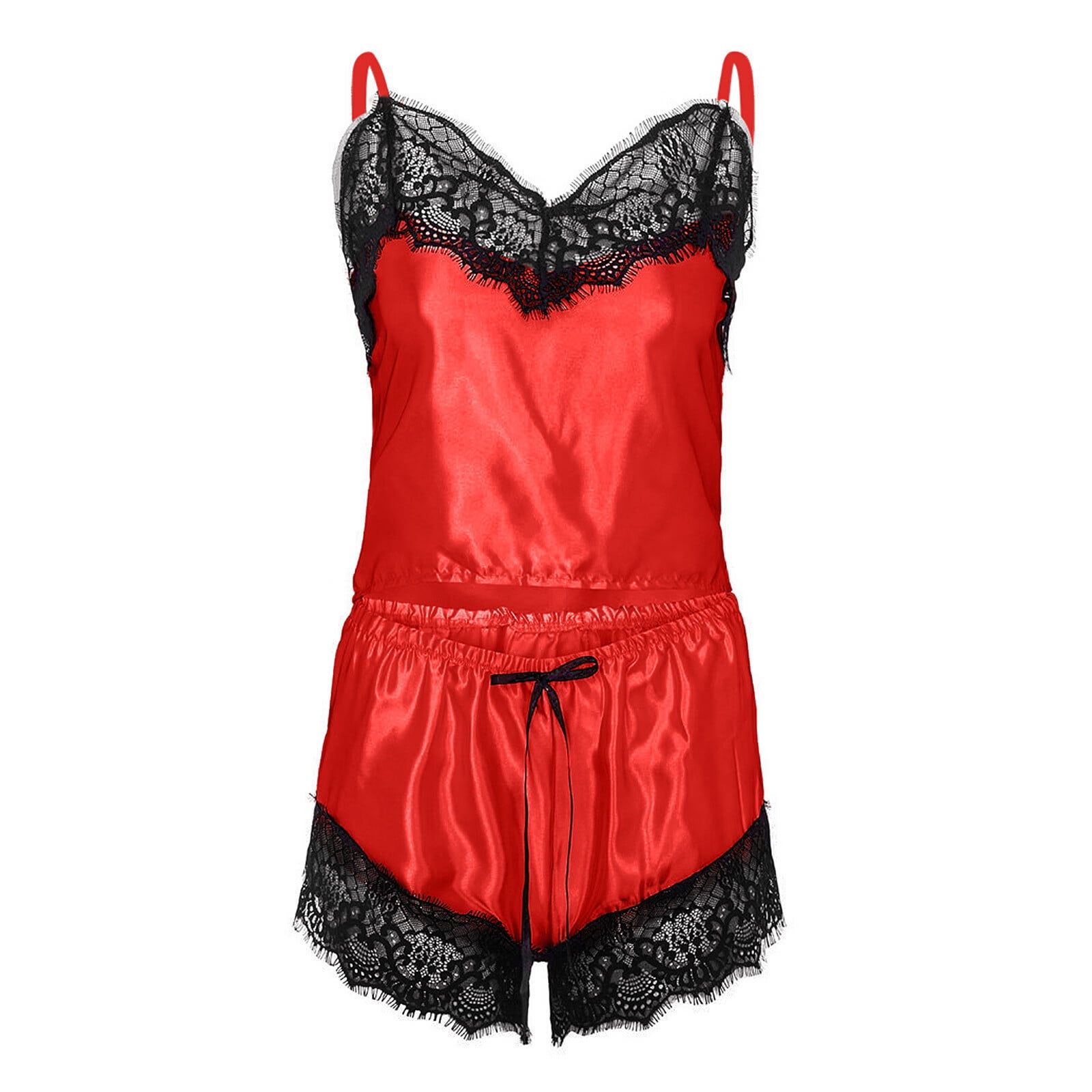 Matching Underwear Lace Underwear Camisole Shorts Pajamas Matching Bra