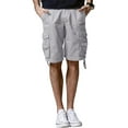 thumbnail image 1 of Matchstick Men Loose Solid Cargo Shorts with 8 Pockets, 1 of 8