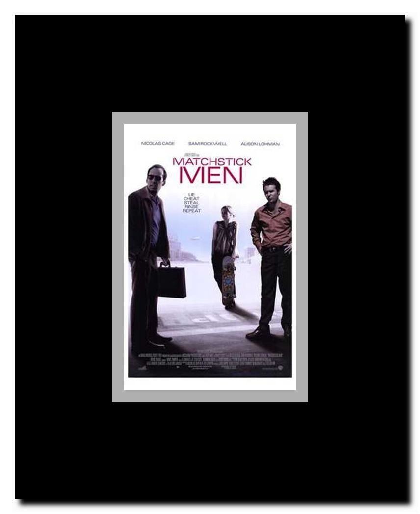 Matchstick Men Framed Movie Poster