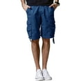 thumbnail image 1 of Matchstick Men's Cotton Cargo Shorts Loose Utility Outdoor Shorts with Multi Pockets, Sizes S-6XL, 1 of 7