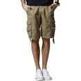 thumbnail image 1 of Matchstick Men's Cotton Cargo Shorts Loose Utility Outdoor Shorts with Multi Pockets, Sizes S-6XL, 1 of 7