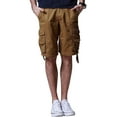 thumbnail image 1 of Matchstick Men's Cotton Cargo Shorts Loose Utility Outdoor Shorts with Multi Pockets, Sizes S-6XL, 1 of 7