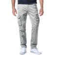 thumbnail image 1 of Matchstick Men Regular Fit Straight Leg Cotton Cargo Pants with 6 Pockets, 1 of 6
