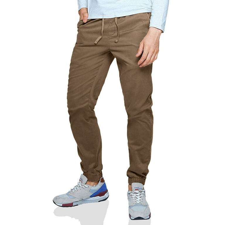 Chino joggers men sale