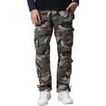 thumbnail image 1 of Matchstick Men's Retro Relaxed Plus Size Cargo Pants with Multi Pockets, 1 of 8