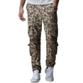 thumbnail image 1 of Matchstick Men's Retro Relaxed Plus Size Cargo Pants with Multi Pockets, 1 of 7