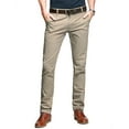 thumbnail image 1 of Matchstick Men’s Slim-Fit Flat Front Tapered Casual Chino Pants, 1 of 10