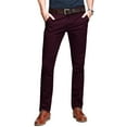 thumbnail image 1 of Matchstick Men’s Slim-Fit Flat Front Tapered Casual Chino Pants, 1 of 10