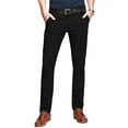 thumbnail image 1 of Matchstick Men’s Slim-Fit Flat Front Tapered Casual Chino Pants, 1 of 10