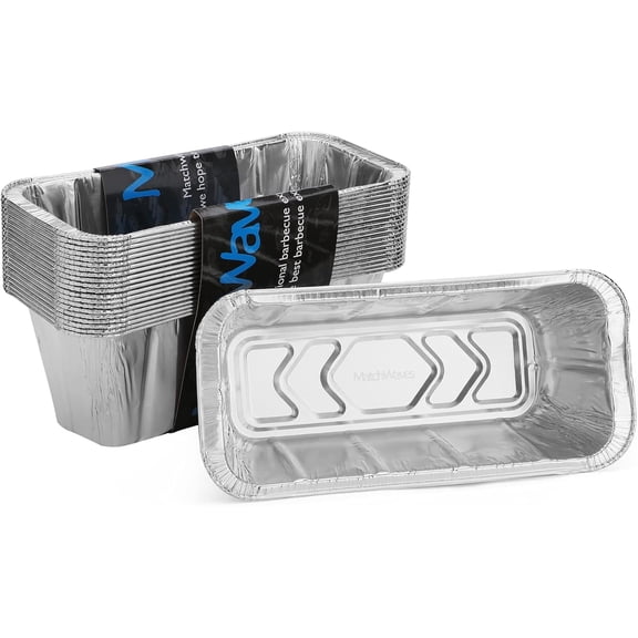 Matchwaves 30 Pack Blackstone Grease Cup Liners, Grease Catcher Liner, Aluminum Foil Drip Pan for 17, 22, 28 and 36 inch Blackstone Griddle