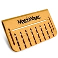 thumbnail image 1 of Matchwaves Grease Gate Blocker for Blackstone Griddle, Mesh Screen for Blocking Food from Falling into Rear Grease Catcher, Classic Movable Two-Sided Guard, Golden, 1 Pack, 1 of 8