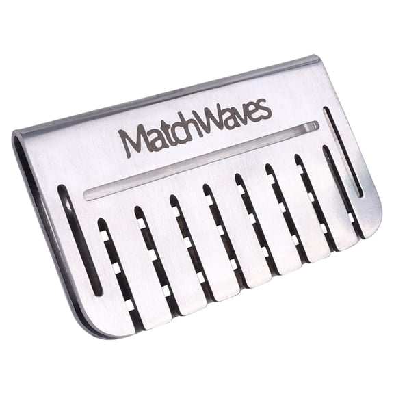 Matchwaves Grease Gate Blocker for Blackstone Griddle, Mesh Screen for Blocking Food from Falling into Rear Grease Catcher, Classic Movable Two-Sided Guard, Silver, 1 Pack