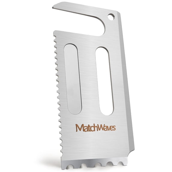 Matchwaves Stainless Steel Grill Scraper for Traeger Grills, Grill Grate Cleaner - Safe Bristle-Free Grill Cleaning Tool