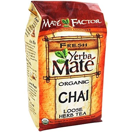 Mate Factor Yerba Organic Chai Loose, 12 Ounce