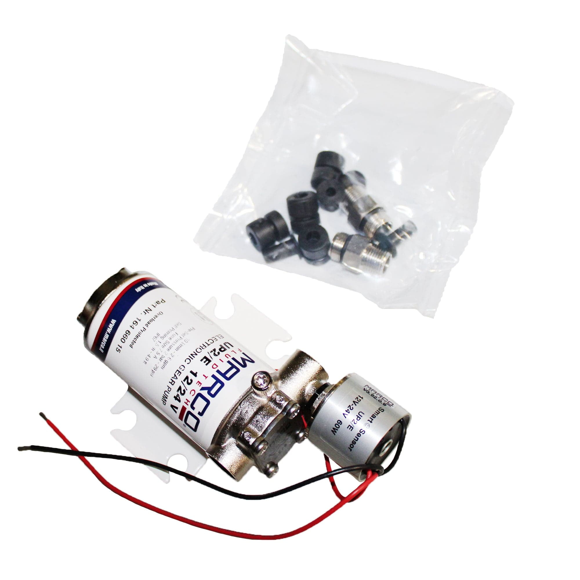 Compact Nickel-Plated Brass and Stainless Steel Water Pump