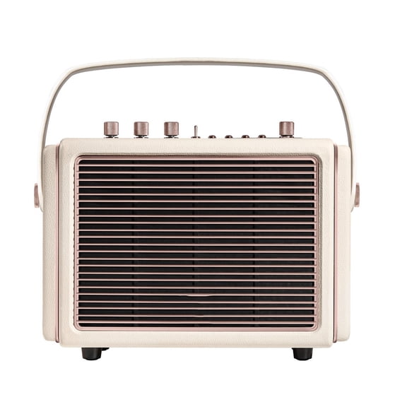 Mate4 Professional Stereo Wireless Bluetooth Speaker 64W Wooden Retro Multi-Directional Sound Field Subwoofer MW-M4
