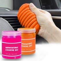MateAuto Car Detailing Gel Universal Cleaning Kit Automotive Dust Cleaning Slime for Car Air Vents, Interior Detail Removal, and Keyboard Cleaning Car Accessories 2PC