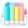thumbnail image 1 of MateeyLife 17PCS Travel Bottles for Toiletries, TSA Approved Travel Size Containers, Leak Proof Travel Containers for Toiletries, Silicone Travel Kit for Shampoo, Conditioner Colorful, 1 of 7