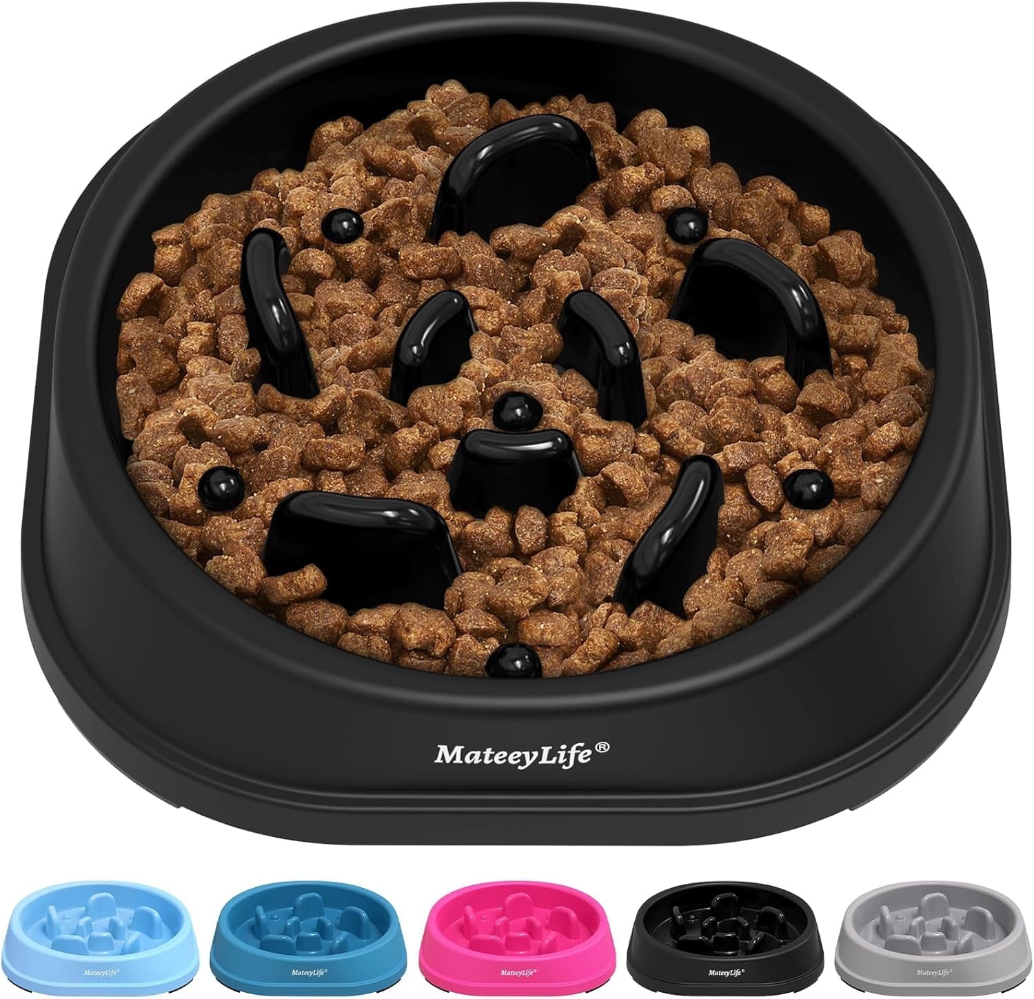 Slow Feeder Cat Bowl Pawsayes Slow Feeder Dog Bowls, Anti-Choking