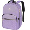 thumbnail image 1 of Matein 15.6 in Laptop Backpack for Women, Waterproof Computer Backpacks for School Work Travel, Purple, 1 of 8