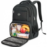 Matein 17inch Laptop Backpack with Lunch Box for Adults, TSA-Friendly, Water-Resistant Laptop Bag for Travel, Work, Hiking