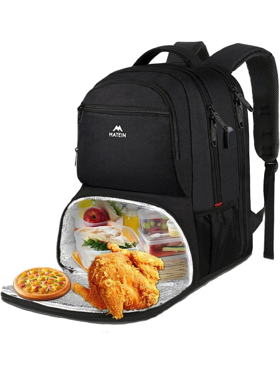 40L Insulated Cooler Backpack Lunch Box Laptop Backpack for Men Women