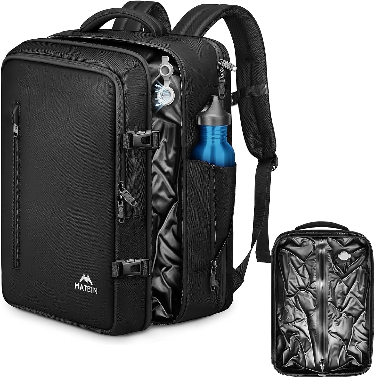 backpack travel 60l Zephyr Pro breezy back panel design Discovery 60L Backpack in Black