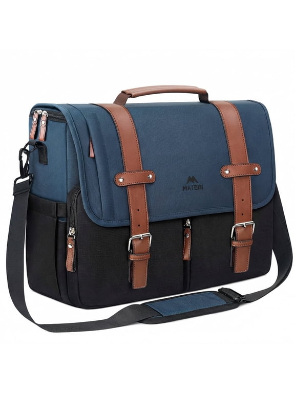 Crossbody Bags, 15.6inch Waterproof Messenger Bag with Adjustable Strap for Men