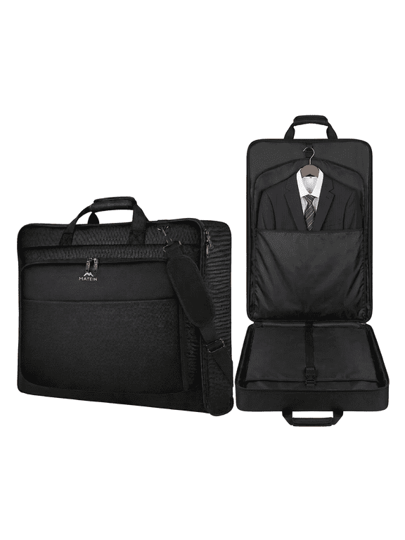 Large Carry on Garment Bags for Travel, Water Resistant Hanging Suit Bag for Men Women