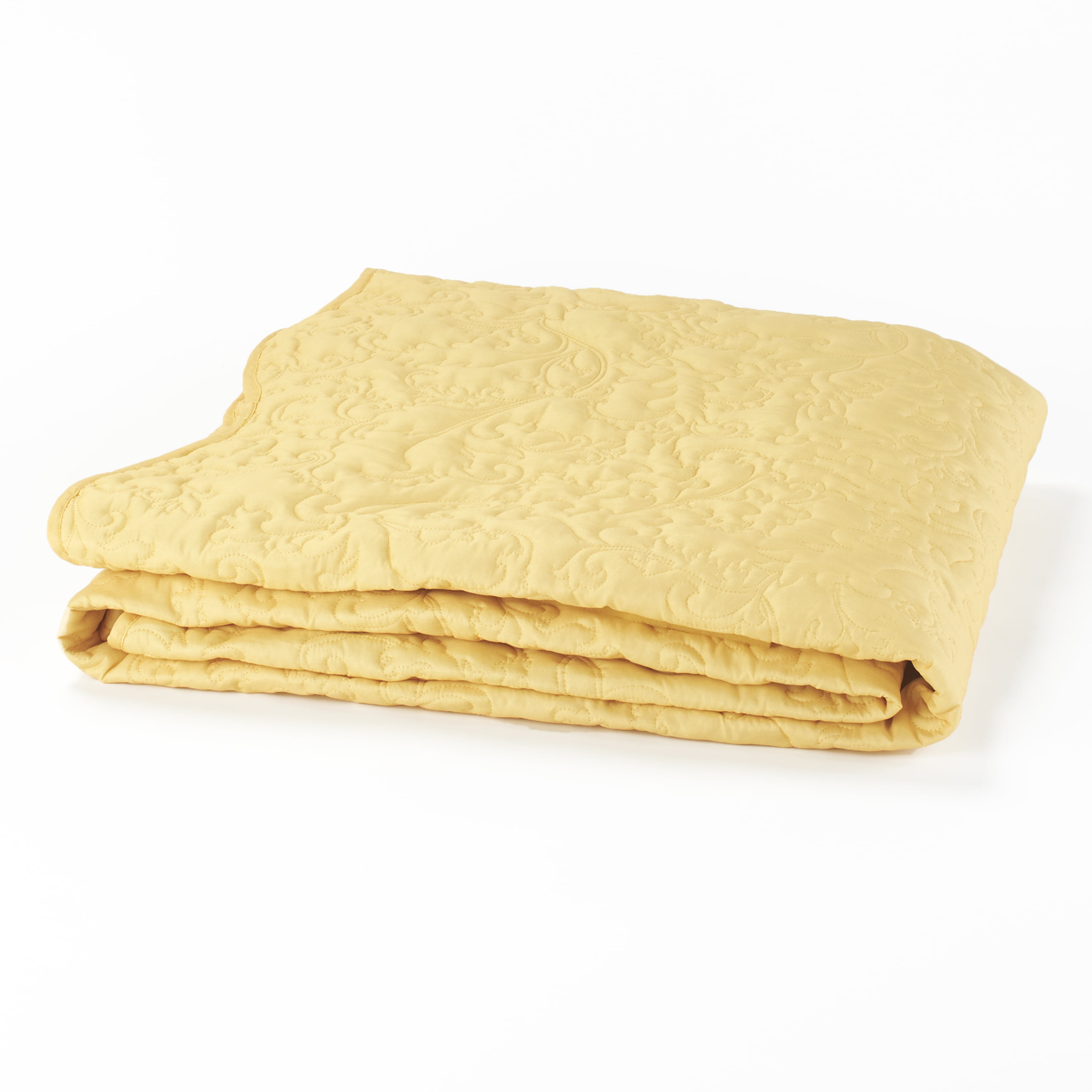 Matelassé Quilted Bedspread Pastel Textured Bedding F/Q