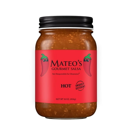 Mateo'S Gourmet Salsa Hot, 16 Oz