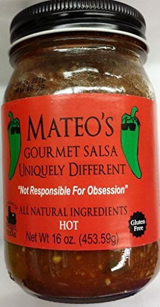 Mateo's Gourmet Salsa 16 JMS2&nbsp;Oz (Pack of 2) (Hot) by Mateo's