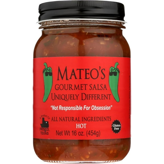 Mateos Gourmet Hot 16 oz (Pack Of 6)