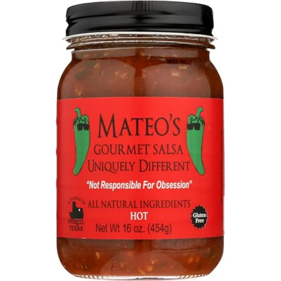 Mateos Gourmet Hot 16 oz (Pack Of 6)