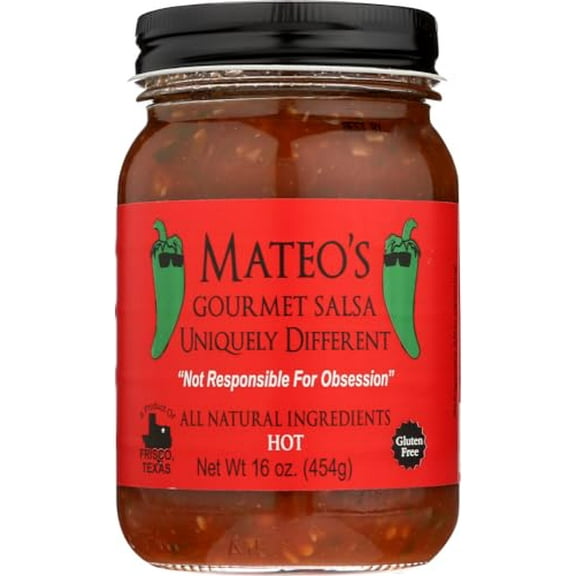 Mateos Gourmet Hot 16 oz (Pack Of 6)