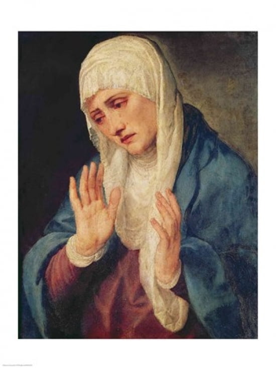 Mater Dolorosa 1555 Canvas Art - Titian (24 x 36)